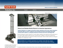 Tablet Screenshot of newtonrobotics.com